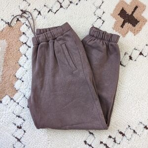 Abercrombie Mauve Oversized Sunday Sweats
